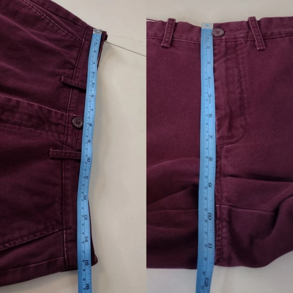 J. Crew Men's Burgundy Pants Sz 30×30